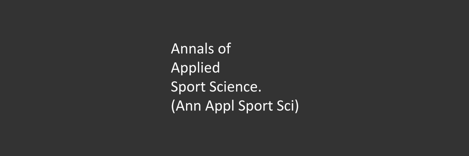 Annals of Applied Sport Science banner