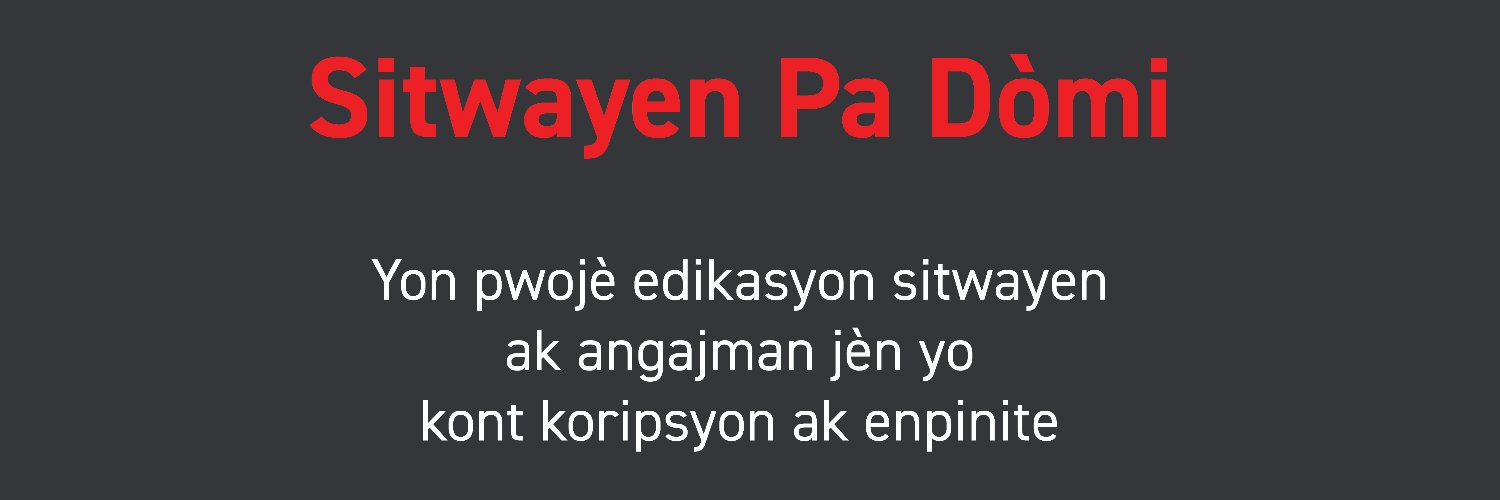 Sitwayen Pa Dòmi's banner