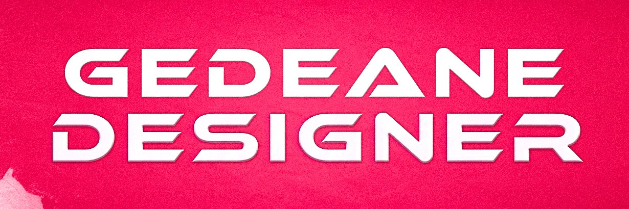 Gedeane | Thumbnail Designer banner