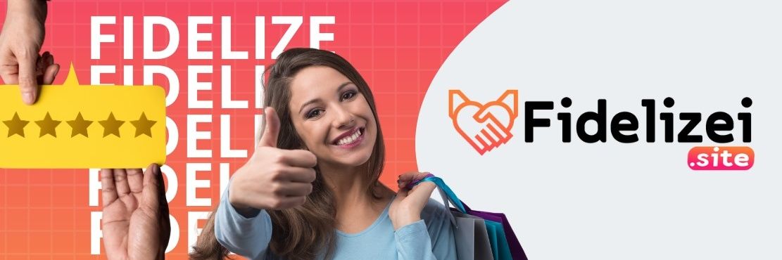 Fidelizei. Site banner