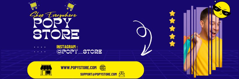 PopyStore's profile banner image