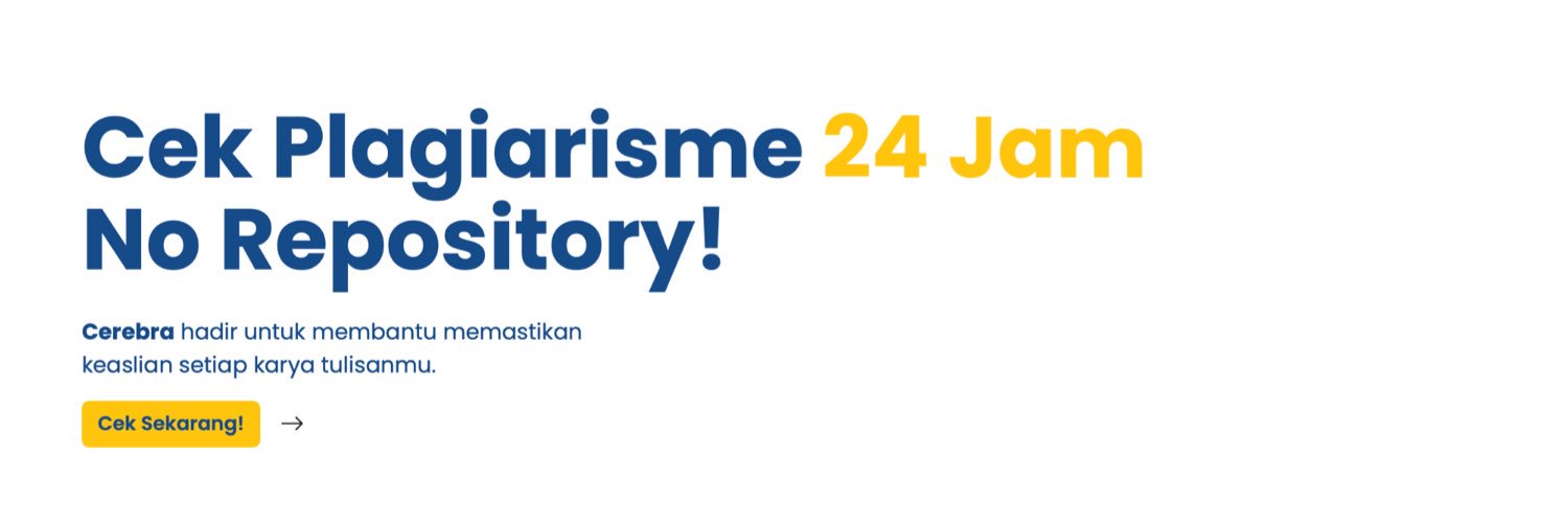 CEREBRA.ID | Cek Turnitin Otomatis 24 Jam No Repo banner