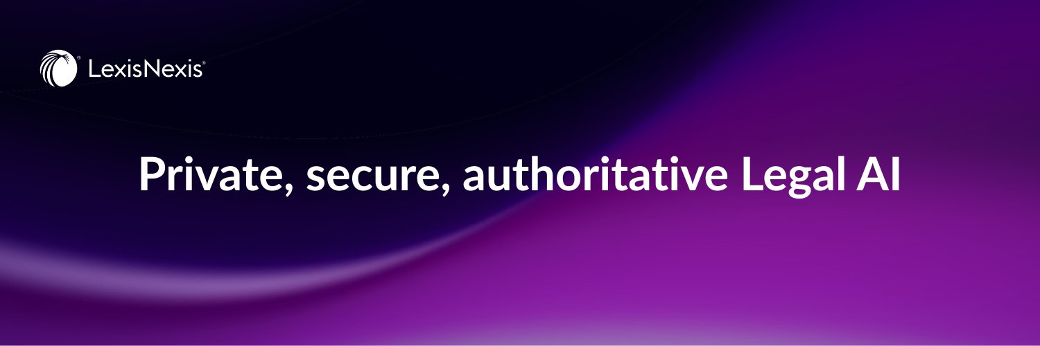 Twitter banner for @LexisNexis