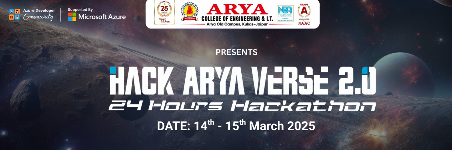 HACK ARYA VERSE 2.0 banner