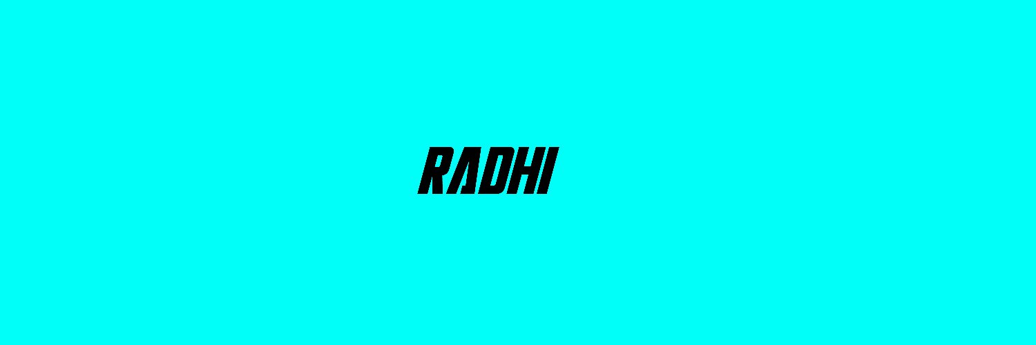 Radhix24's profile banner image
