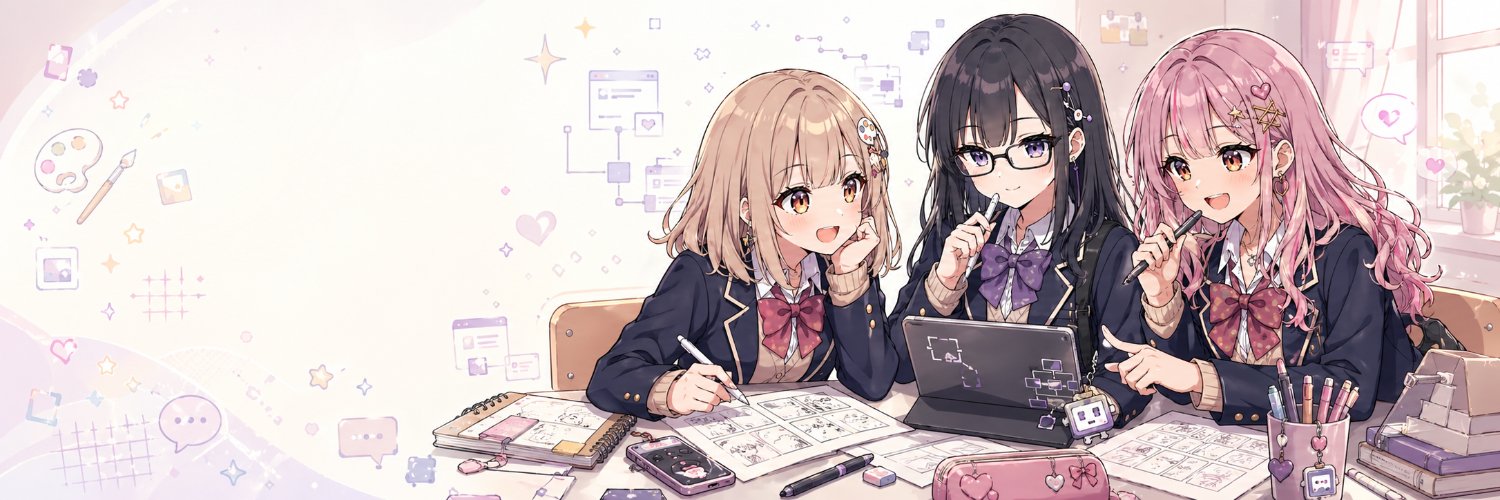 4コマ漫画『私立！英阿井高校プロンプト部』 banner