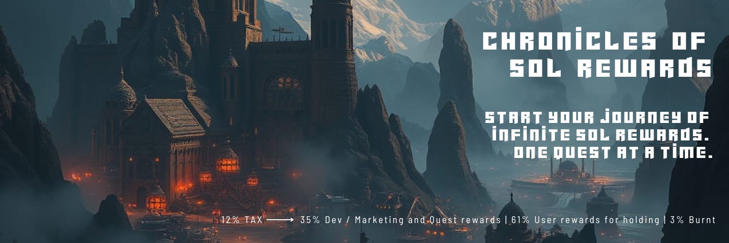 Chronicles Of SOL Rewards banner