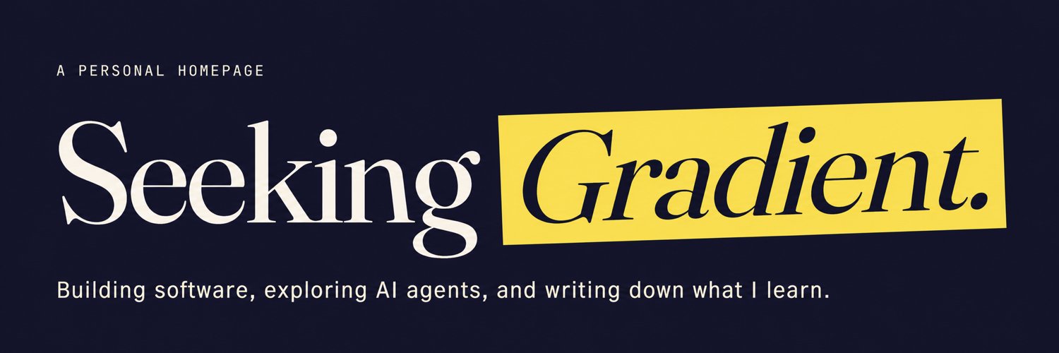 seekinggradient's profile banner image