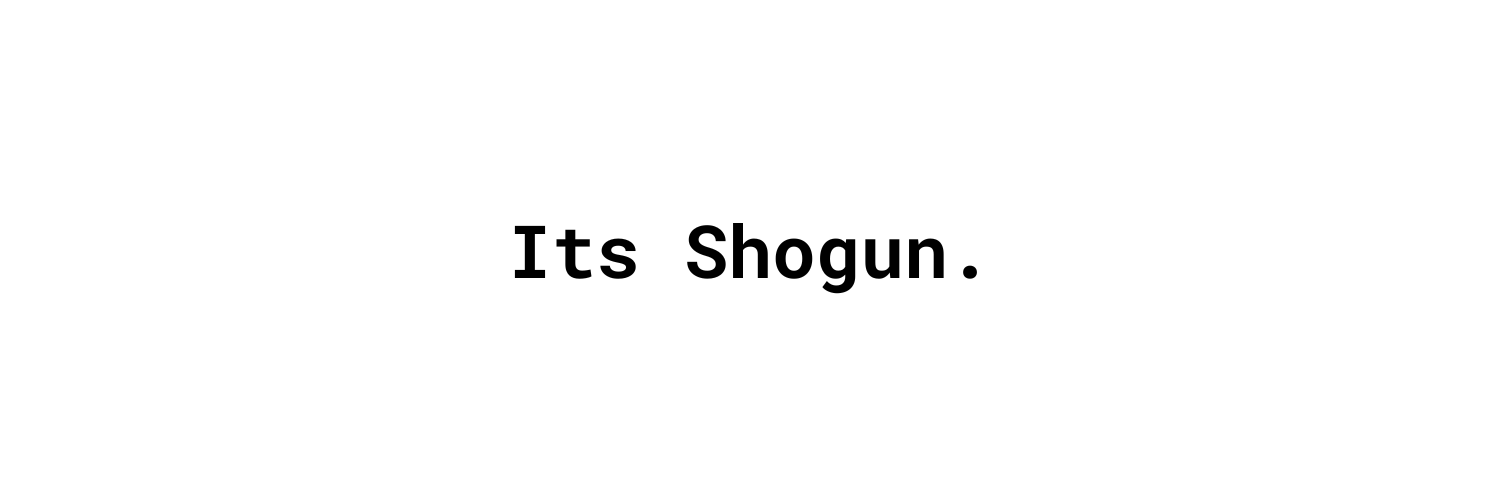Shogun banner