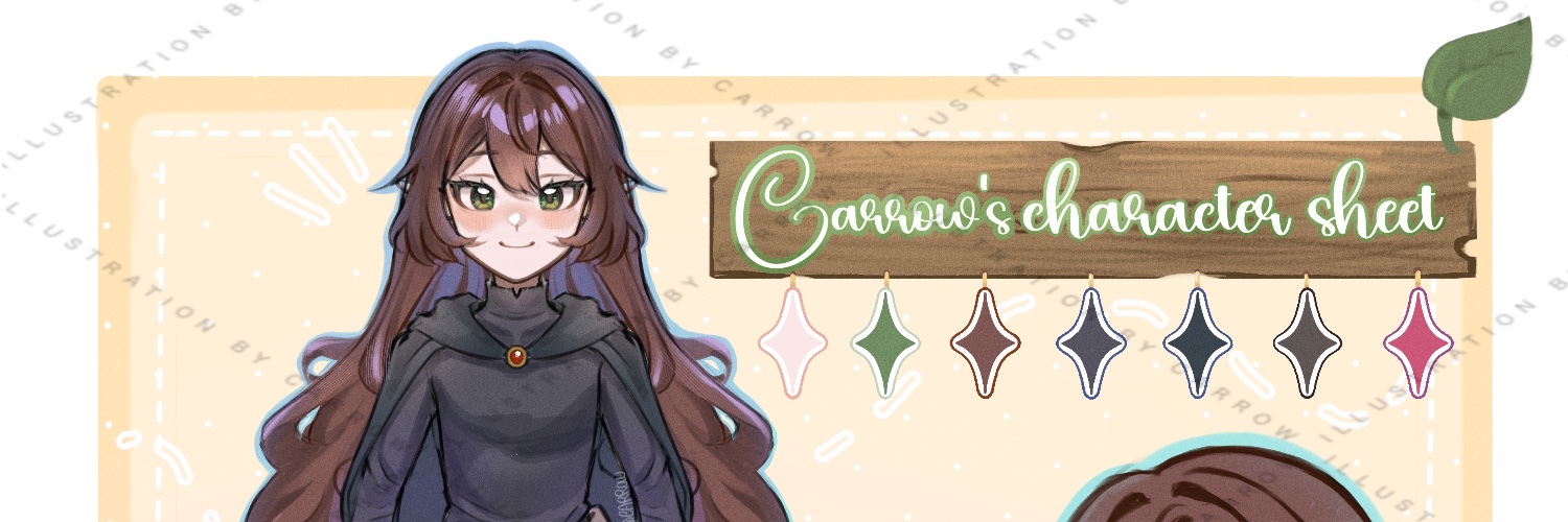 Carrow ☾ || VGEN OPEN || ⁽⁽ଘ( ˊᵕˋ )ଓ⁾⁾ banner