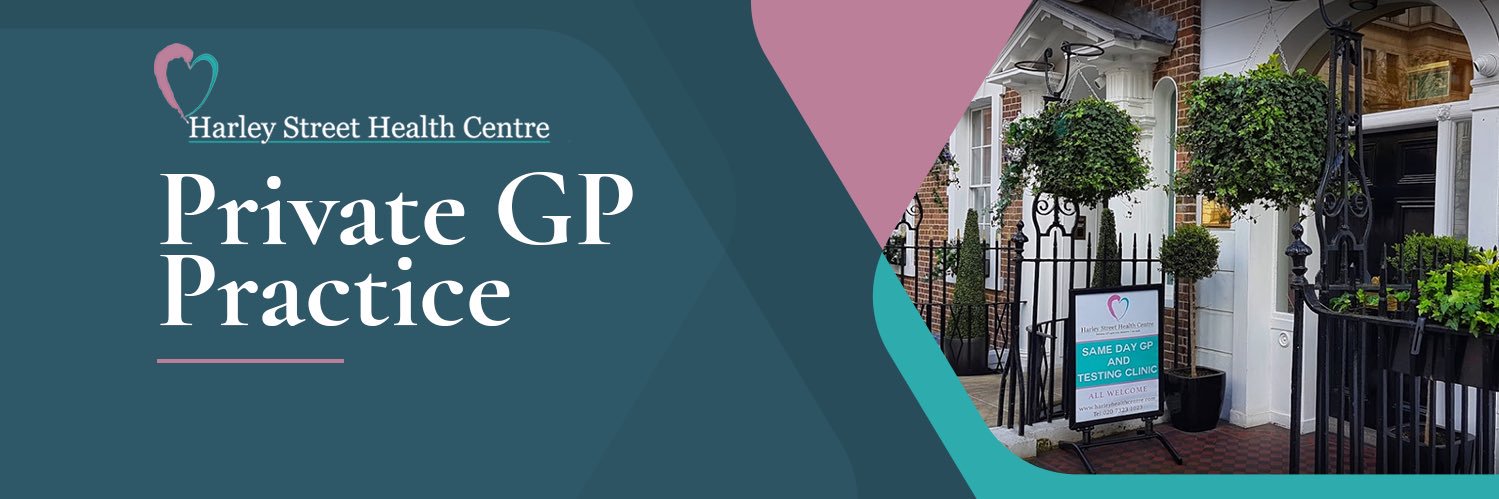 Harley Street Health Centre banner