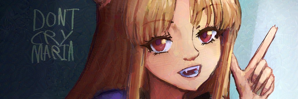 Don't cry, Maria banner