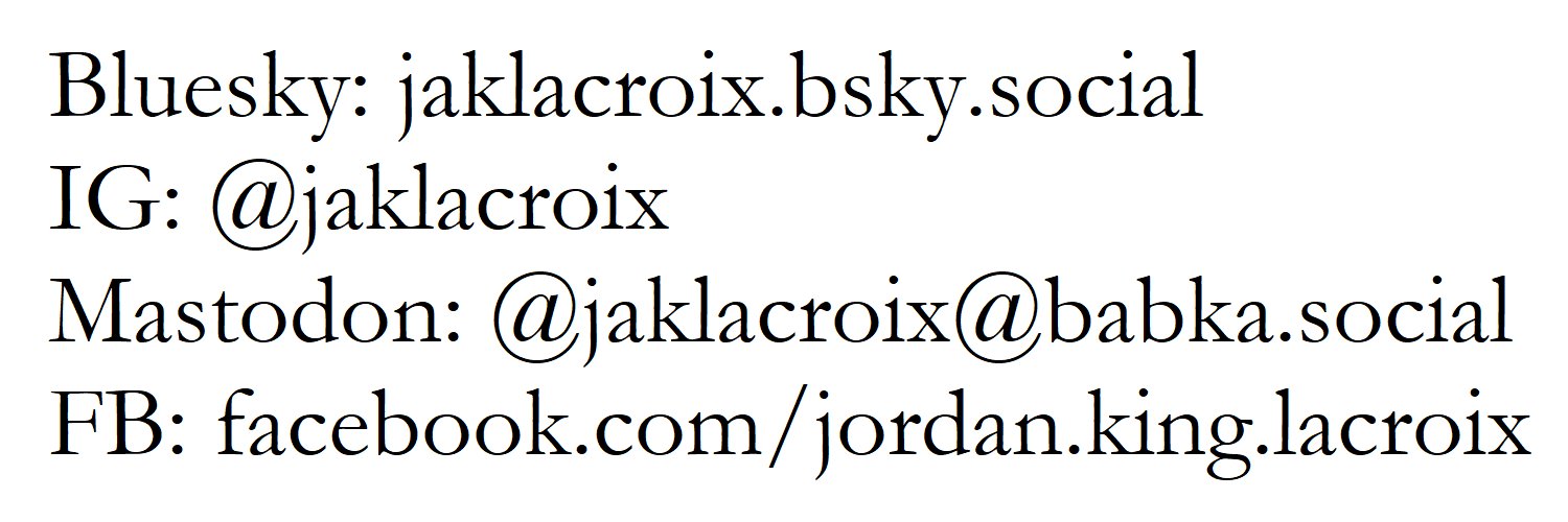 jaklacroix.bsky.social Profile Banner