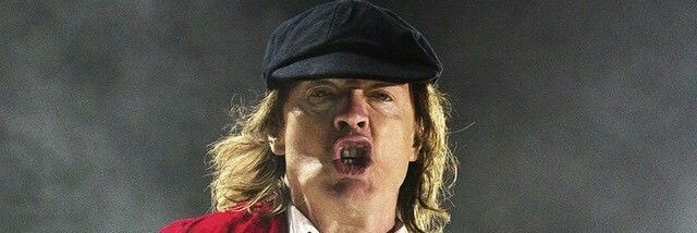 Angus Young's banner