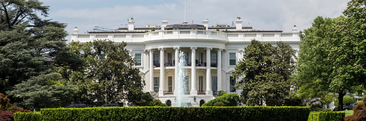 The White House banner
