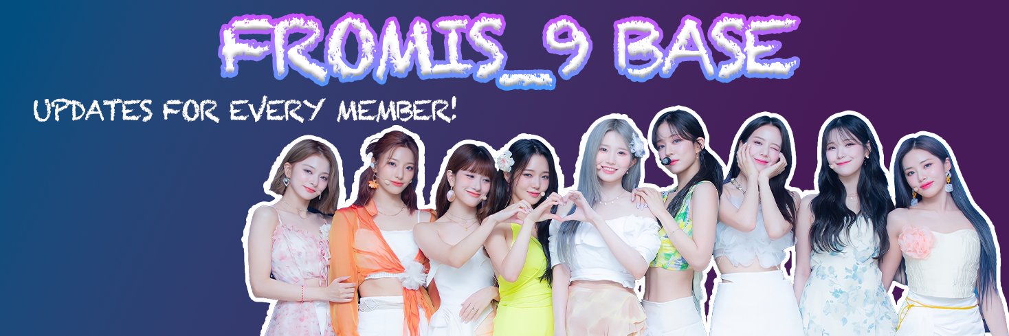 FROMIS_9 BASE's banner
