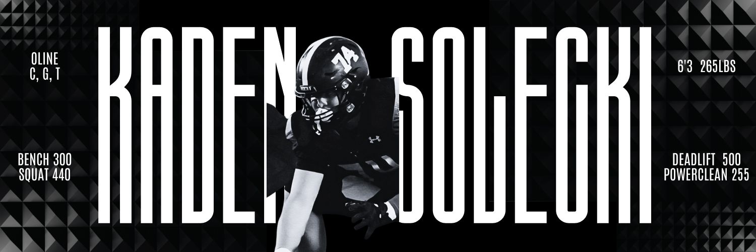 Kaden Solecki's banner