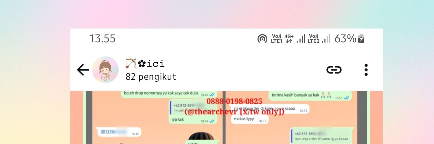 🌸✿𝚒𝚌𝚒 ー wa/tele langsung aja ka 🙏🏻 banner