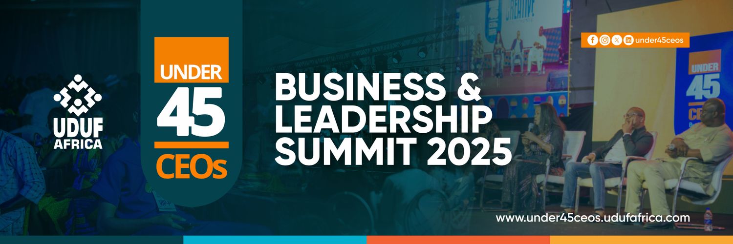 UNDER 45 CEOs BUSINESS AND LEADERSHIP SUMMIT banner