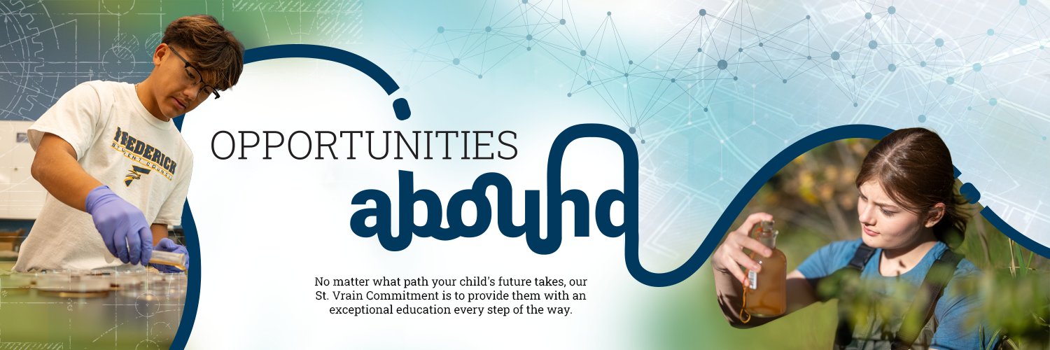 St. Vrain Valley Schools banner