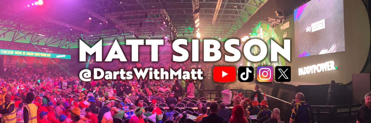 Darts with Matt Sibson banner