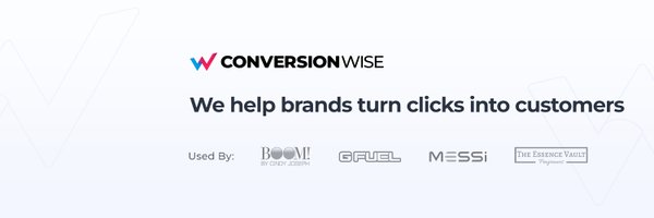 ConversionWise Profile Banner
