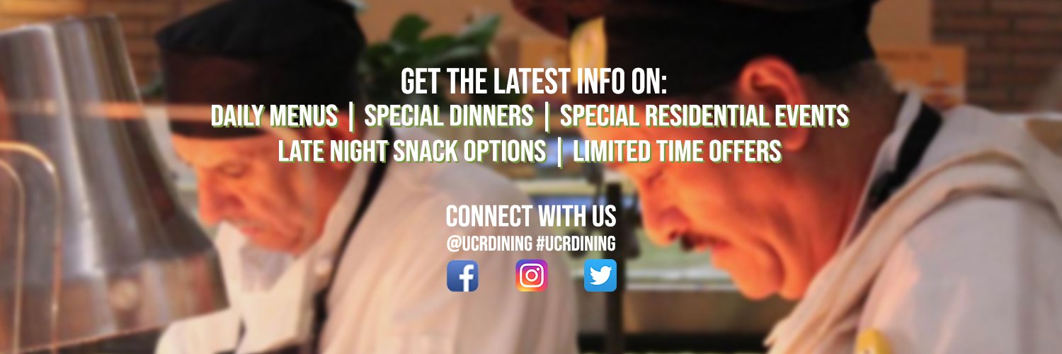 UCR Dining banner