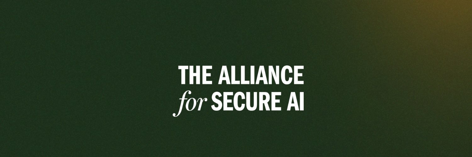 The Alliance for Secure AI's banner