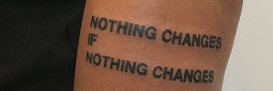 a banner