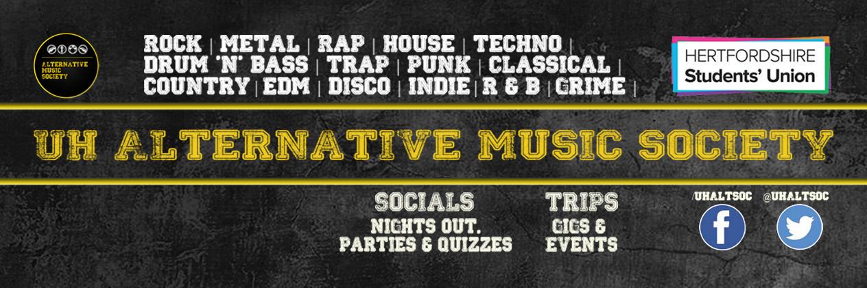 UH Alt Music Society banner