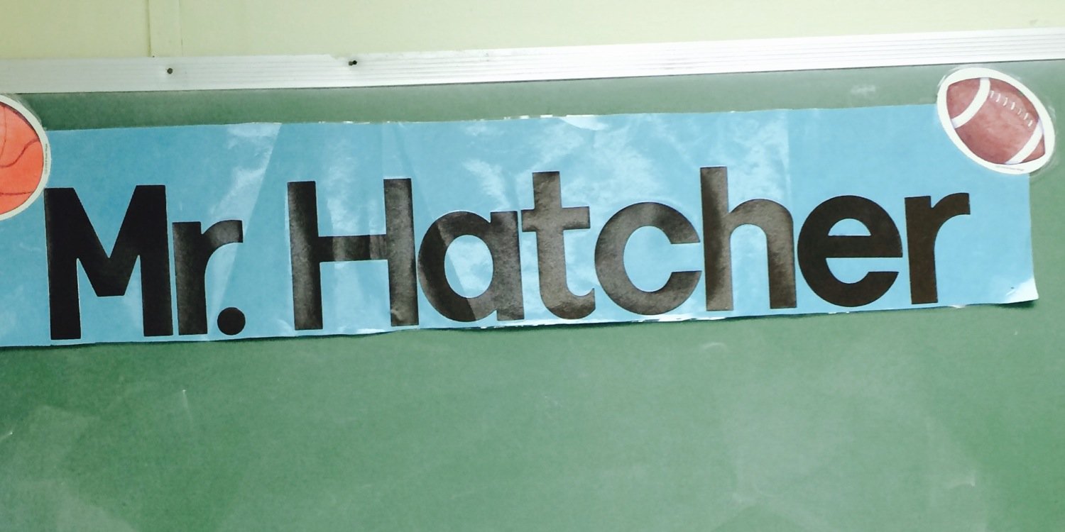 M Hatcher, NBCT banner