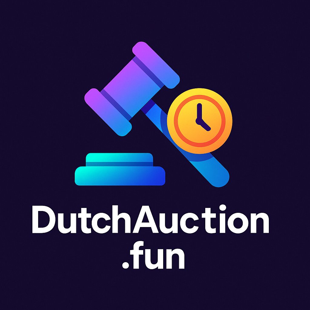 DutchAuction.fun banner