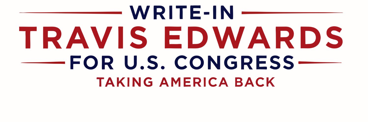 Travis Edwards for Congress banner