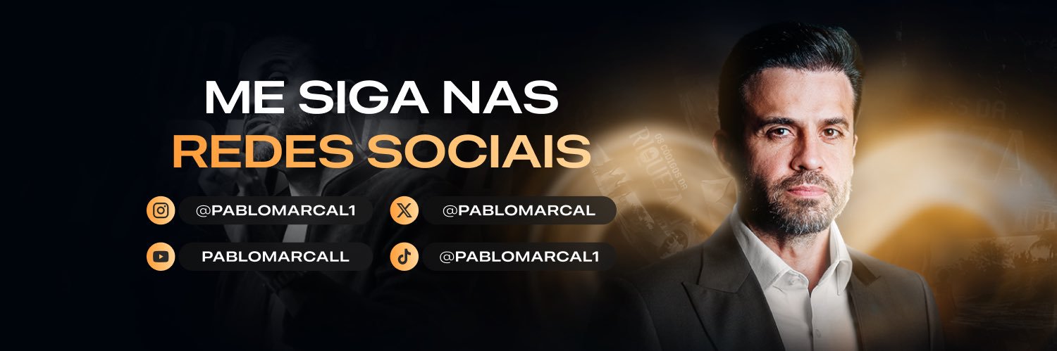 Pablo Marçal's banner