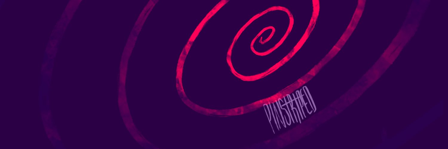 Pinstriped banner