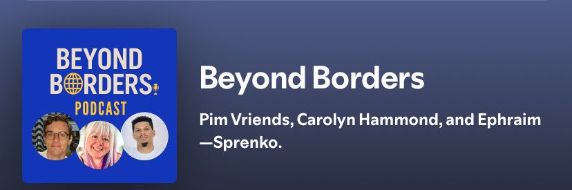 The Beyond Borders Podcast banner