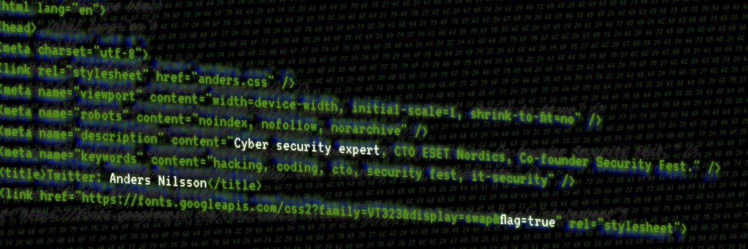 Anders Nilsson banner