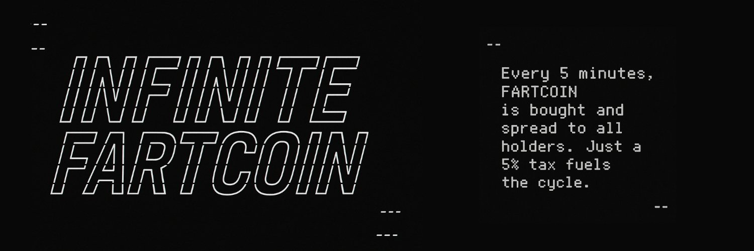 Infinite Fartcoin banner