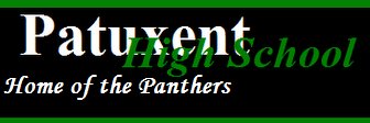 Patuxent High School banner