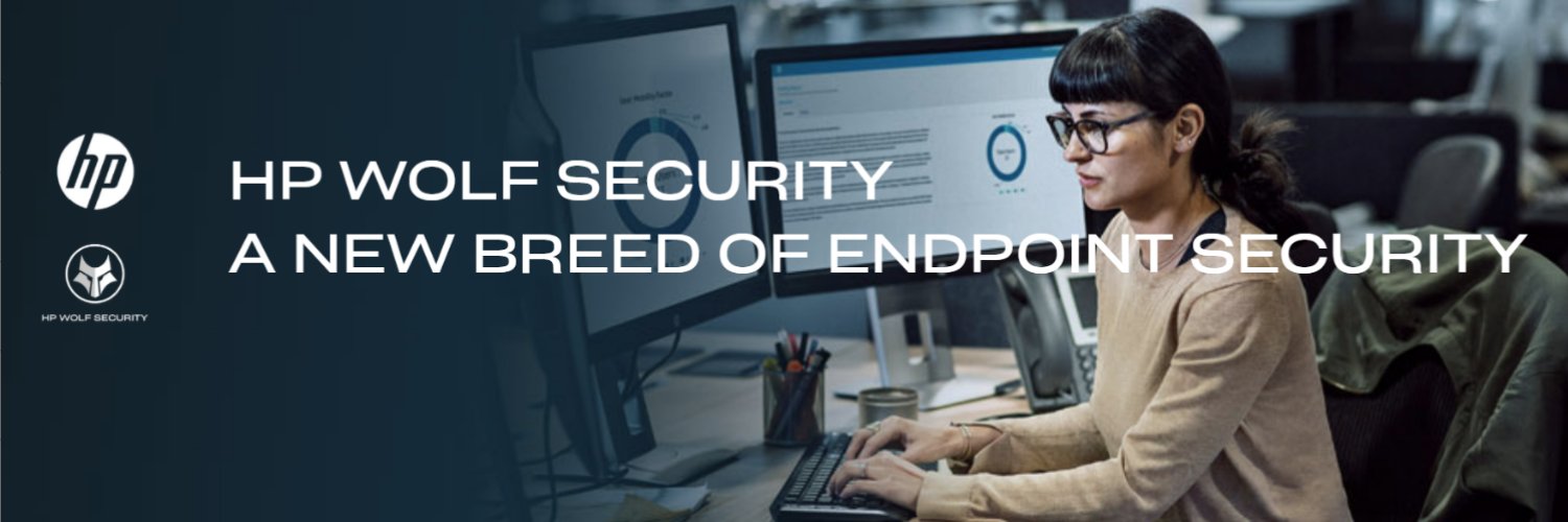 HP Wolf Security banner