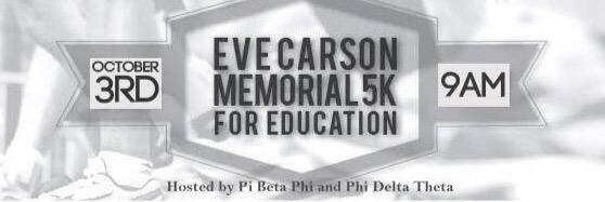 Eve Carson 5K banner