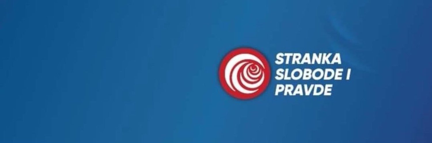 Stranka slobode i pravde Novi Beograd's banner
