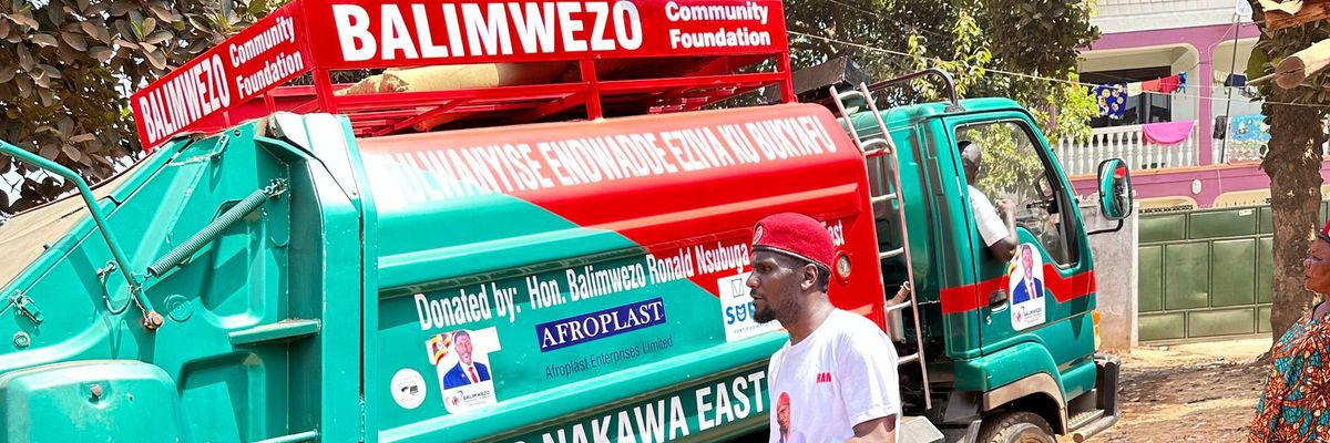 Balimwezo Nsubuga for Lord Mayor banner