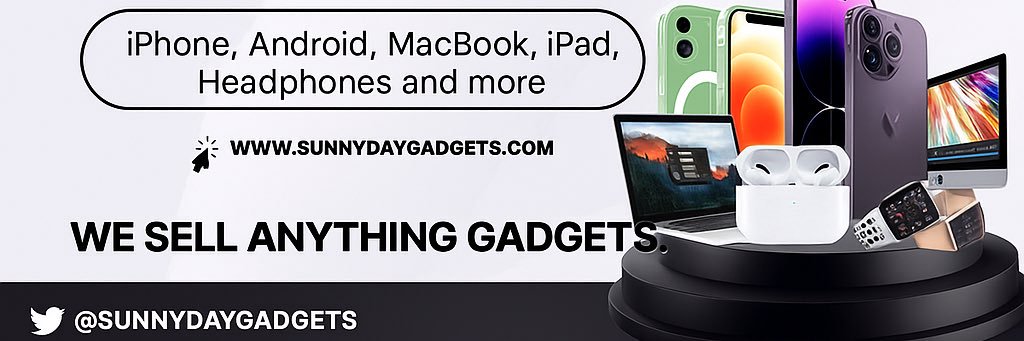 Sunnydaygadgets's profile banner image
