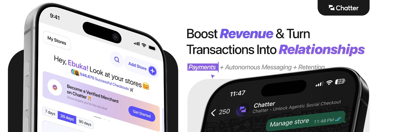 Chatter (formerly Chatter Wallet) banner