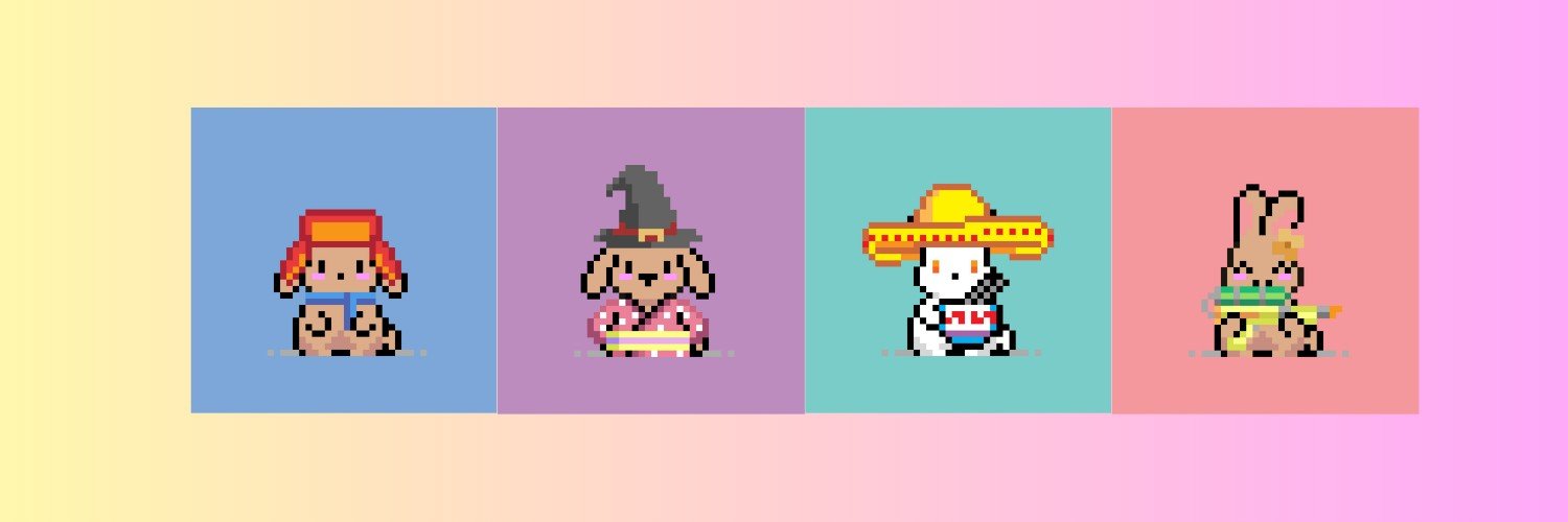 Easter Bunnys banner