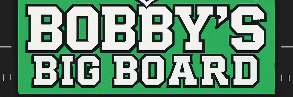 Bobby’s Big Board 🏈 banner