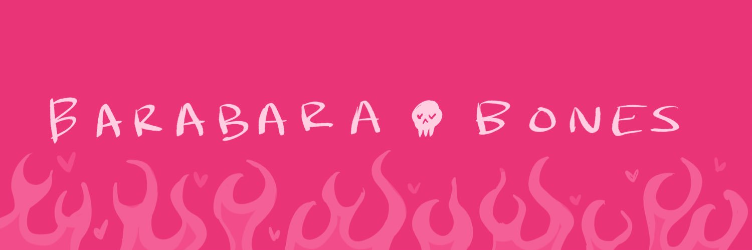 Barabara BONES 💀🩷💅 banner