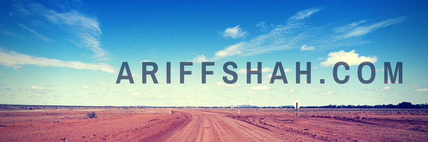 ariffshah's profile banner image