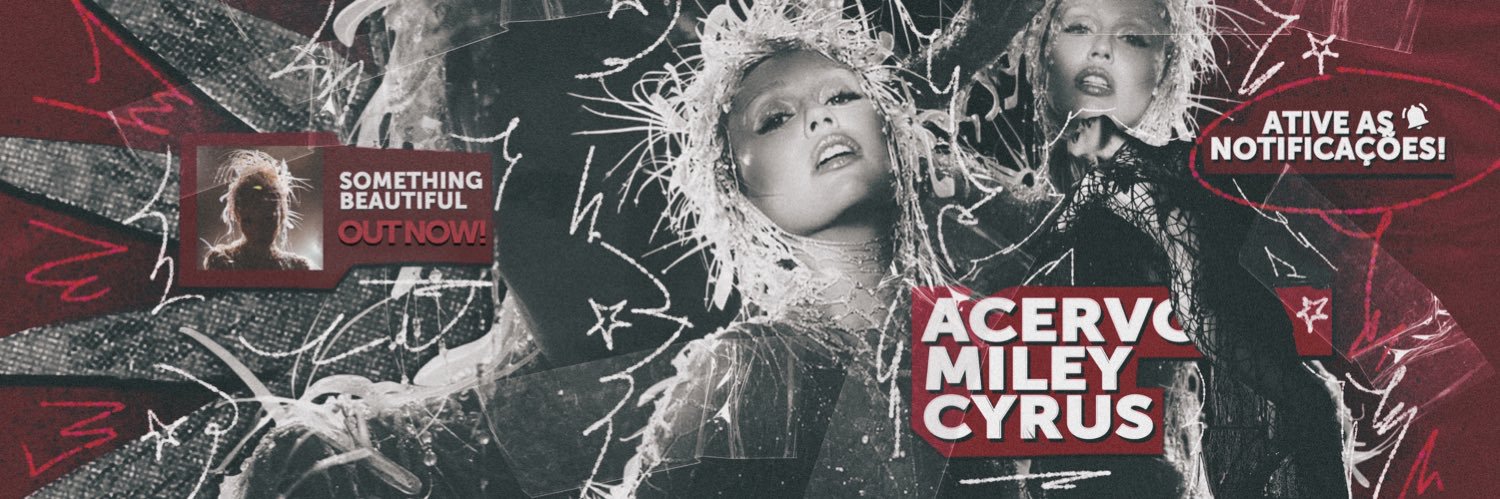 acervo miley cyrus's banner